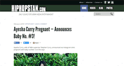 Desktop Screenshot of hiphopstan.com